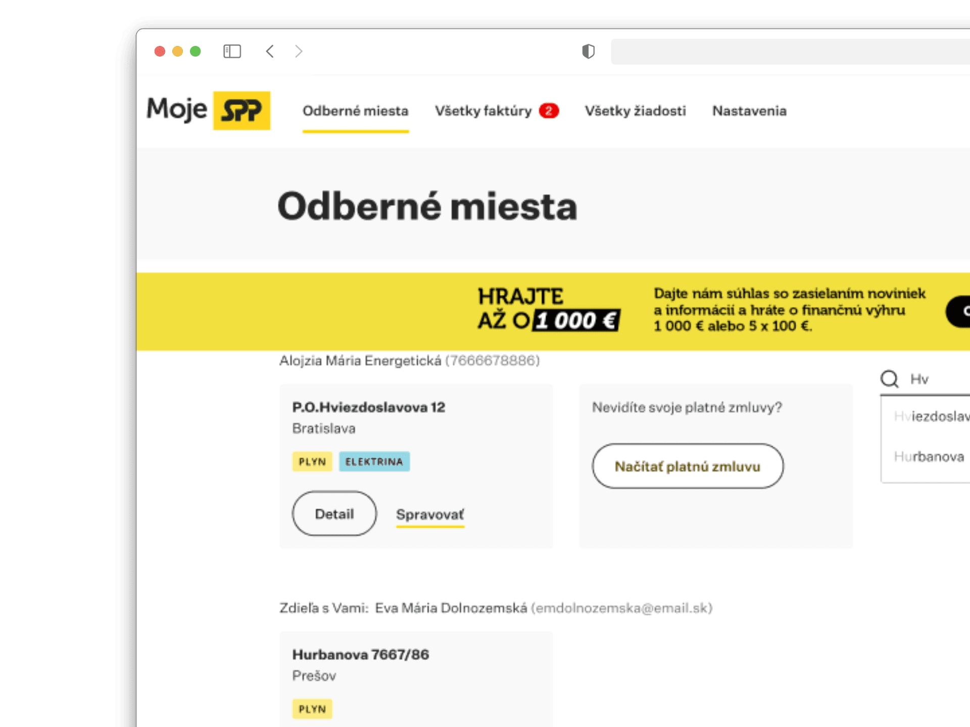 Zákaznícky portál Moje SPP