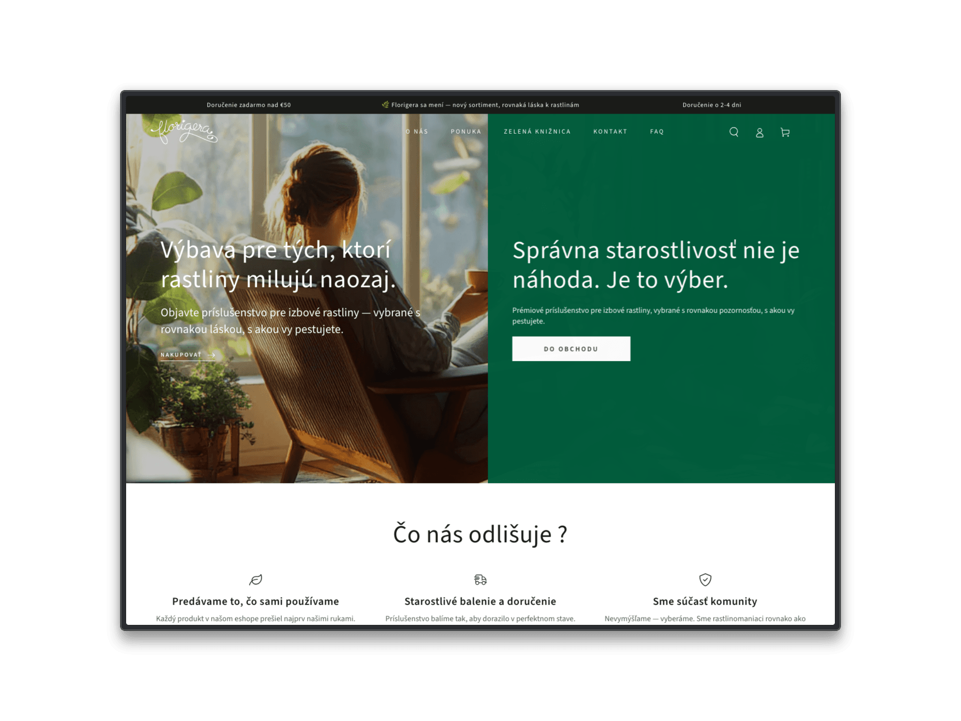 E-shop with a product catalog and online ordering — preview