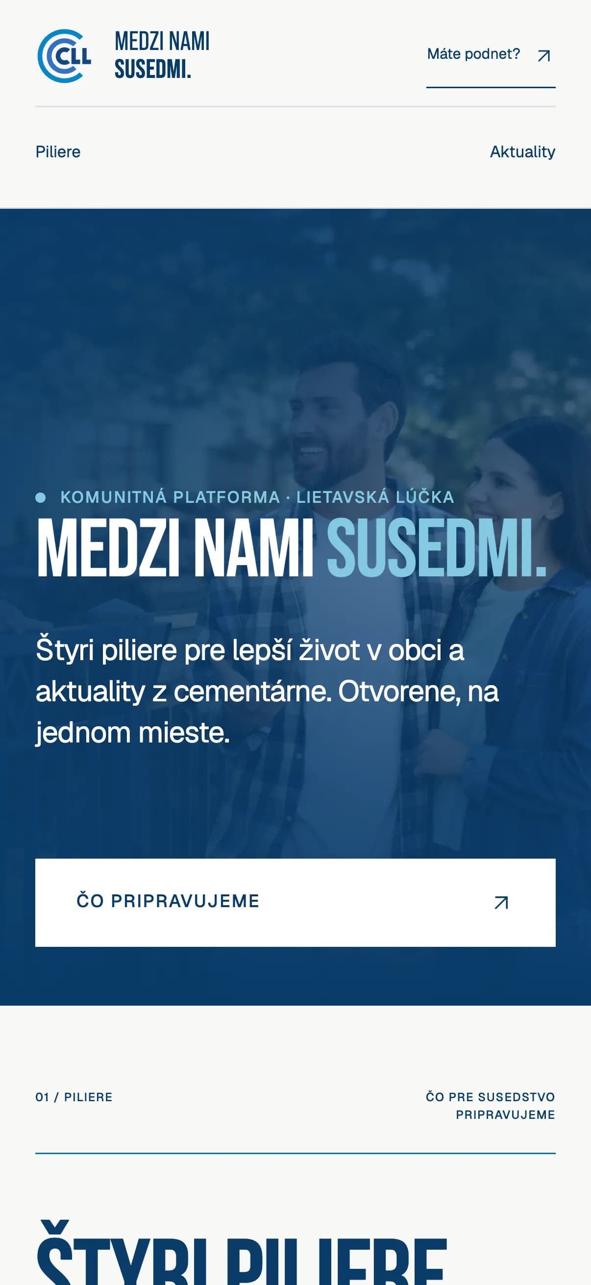 Medzi nami susedmi na mobile – úvod a pilier Otvorený sused