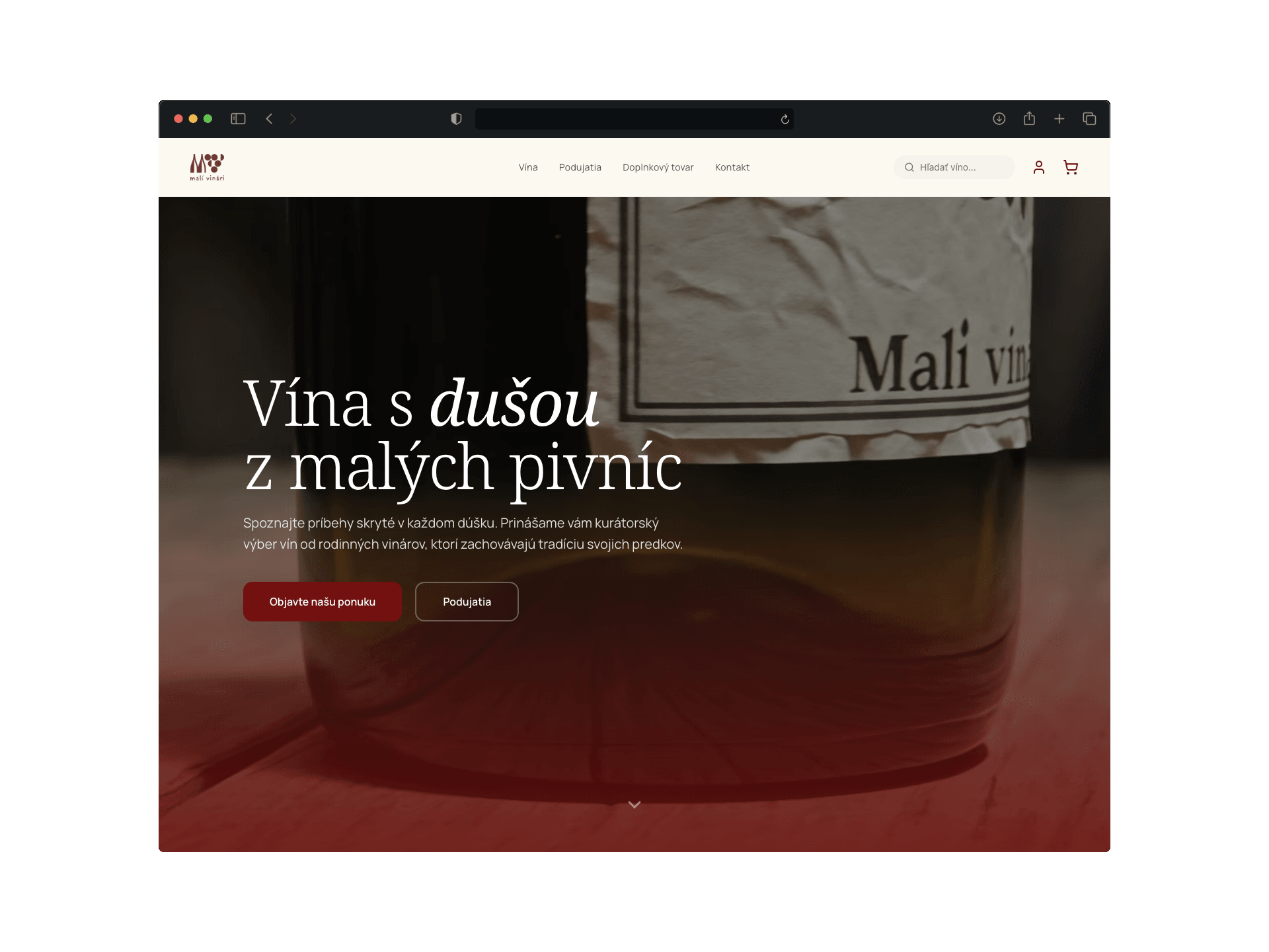 Multi-vendor e-shop s online platbami a doručením — ukážka rozhrania 2