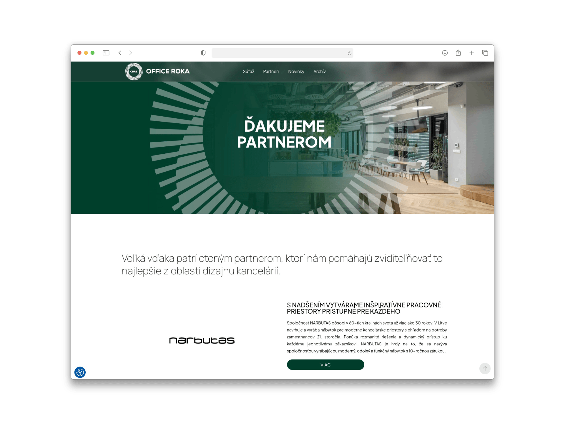 Competition and editorial web platform with entry submission — ukážka rozhrania 2