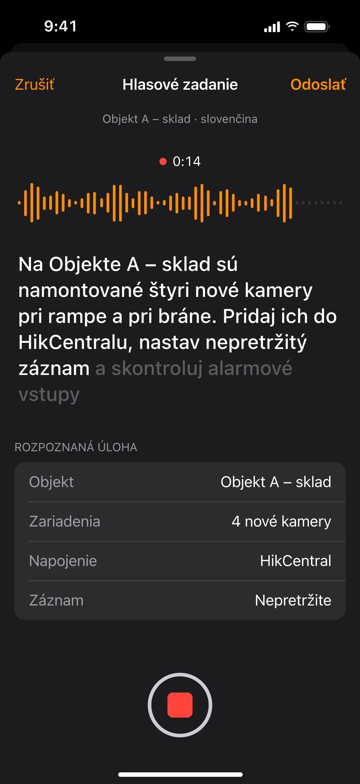 SUP Technik – hlasové zadanie a konverzácia s AI technikom